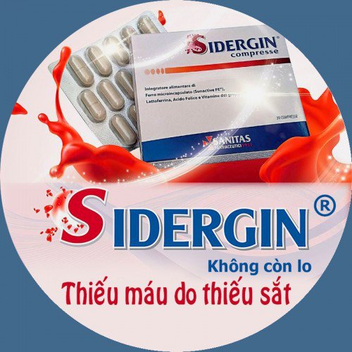 Viên uống Sidergin giúp bổ sung sắt cho cơ thể, tăng cường khả năng liền sẹo nhanh chóng